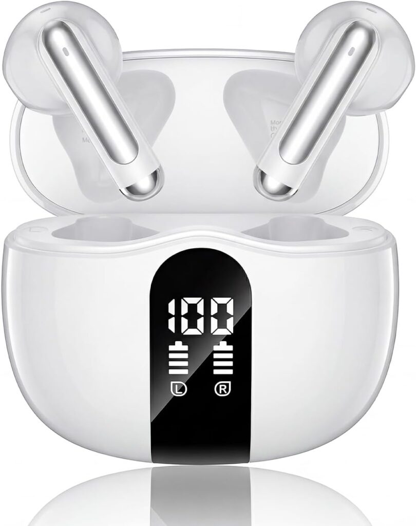 Wireless Earbuds, 2026 Bluetooth 5.4 Headphones Bass Stereo Ear...