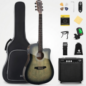 Fender Acoustic Bass Guitar, 4-String, Kingman V2 with Fishman…