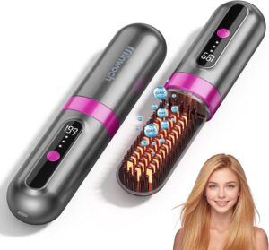 2026 Upgraded Cordless Hair Straightener Brush Review